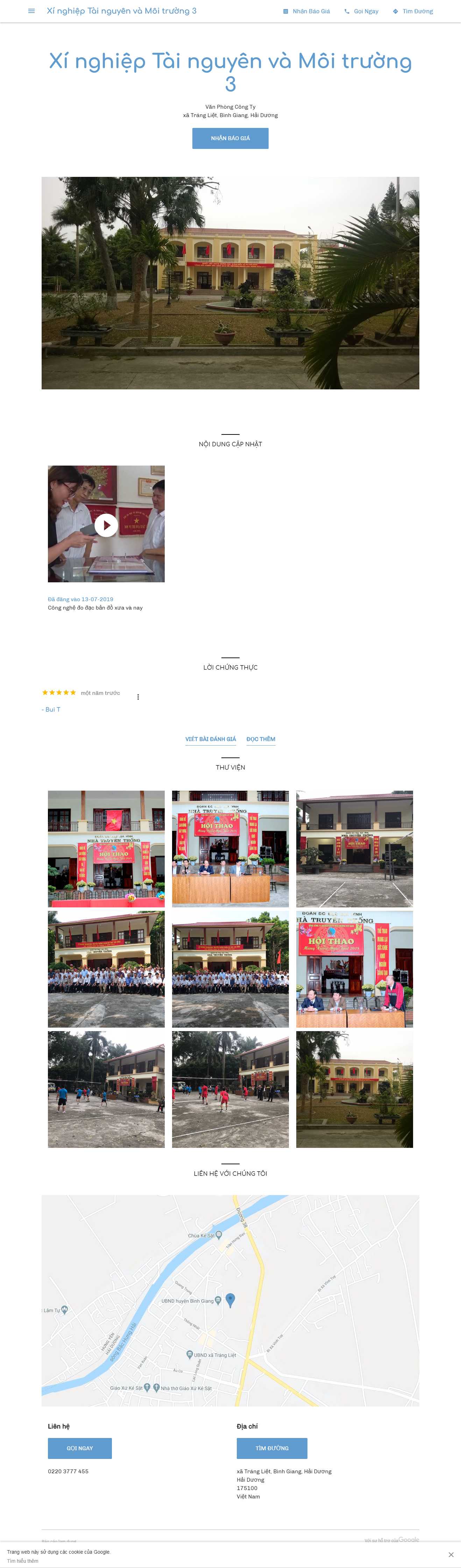 Thiết kế trang Web xí nghiệp - xinghieptainguyenvamoitruong3.business.site