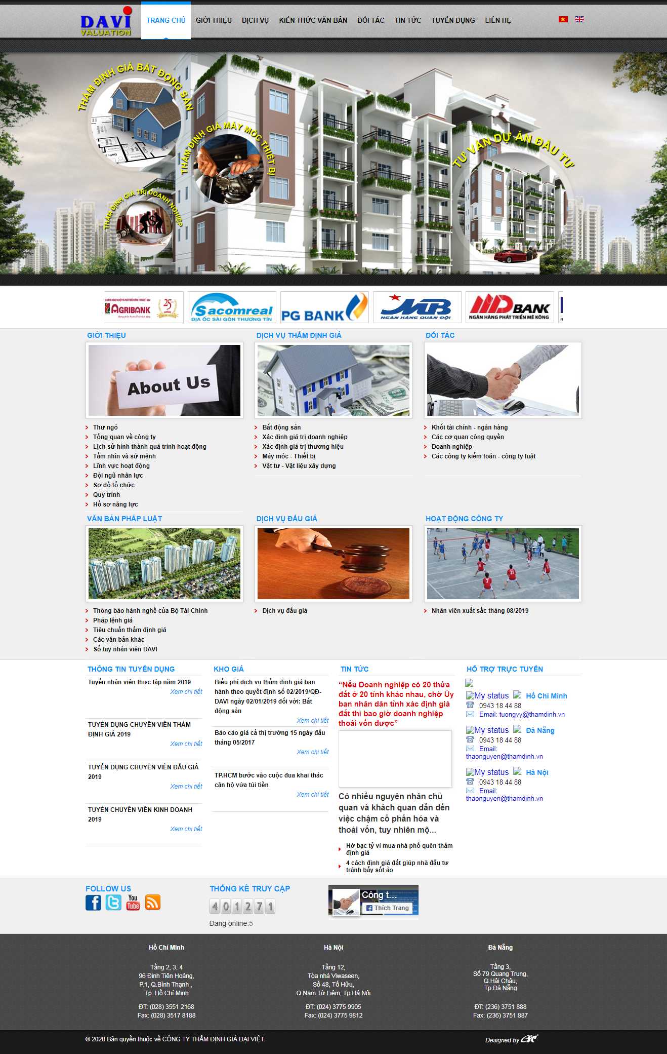 Thiết kế trang Web thẩm định sản phẩm - www.thamdinh.vn