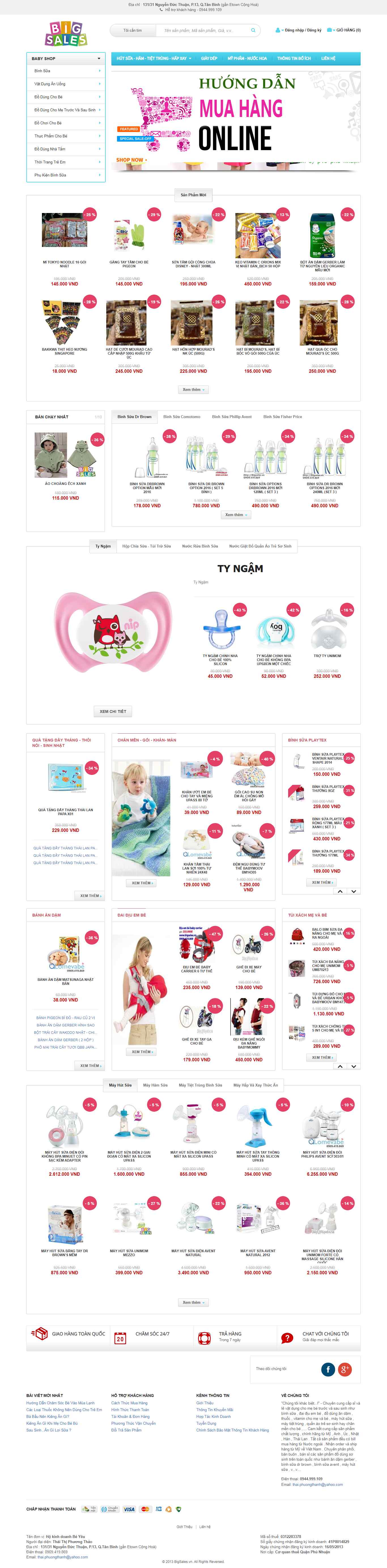 Thiết kế trang Web mẹ và bé - www.alomevabe.vn