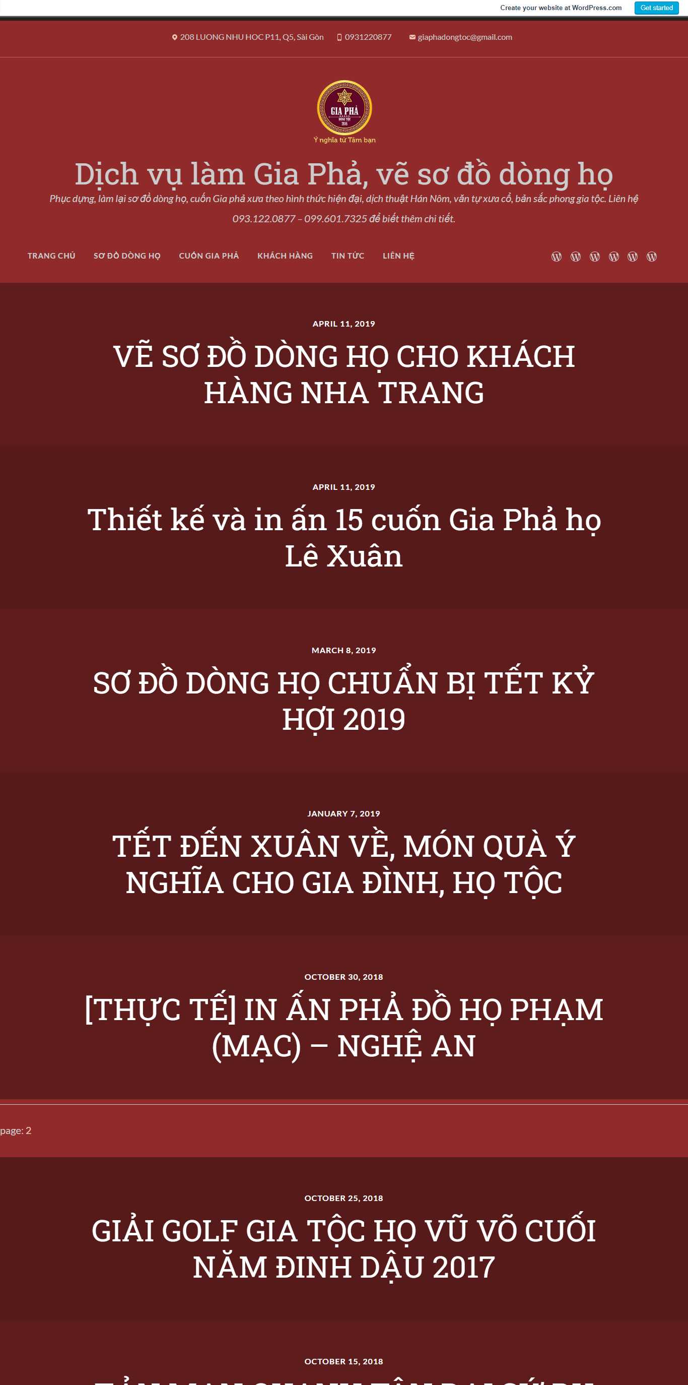 Thiết kế trang Web gia phả - phả đồ - dichvulamgiapha.wordpress.com