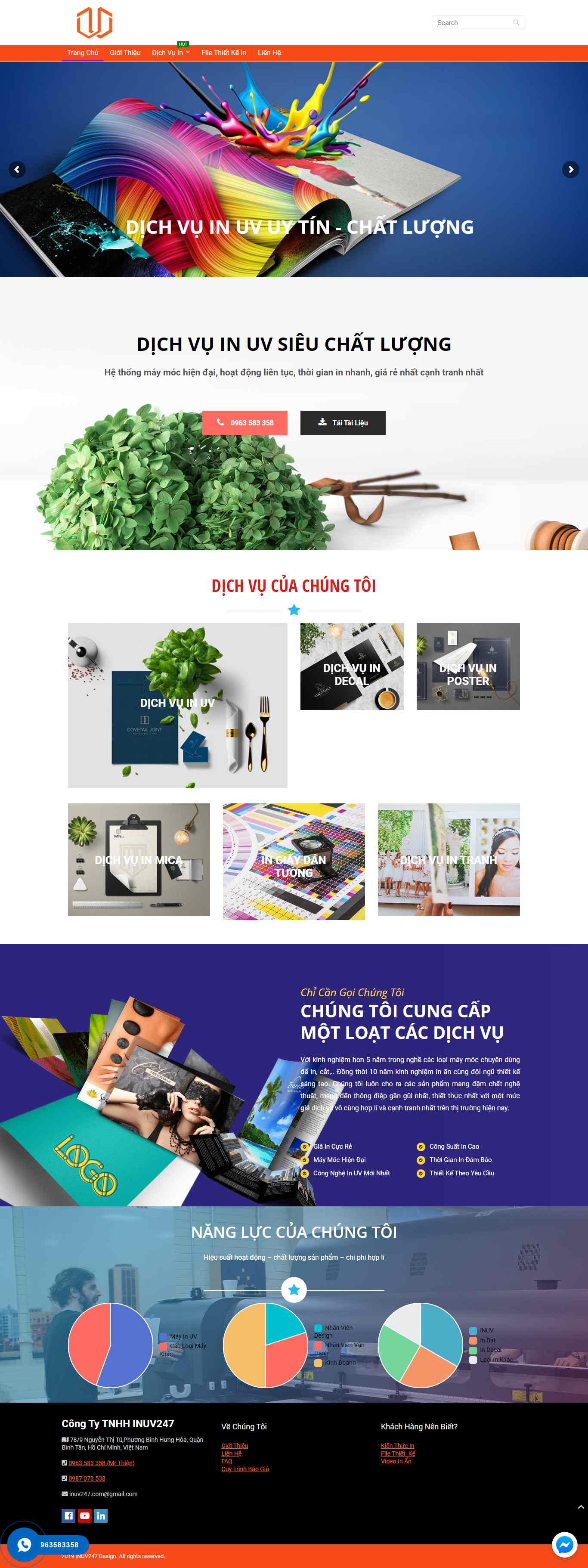 Thiết kế trang Web in ấn kỹ thuật số - inuv247.com