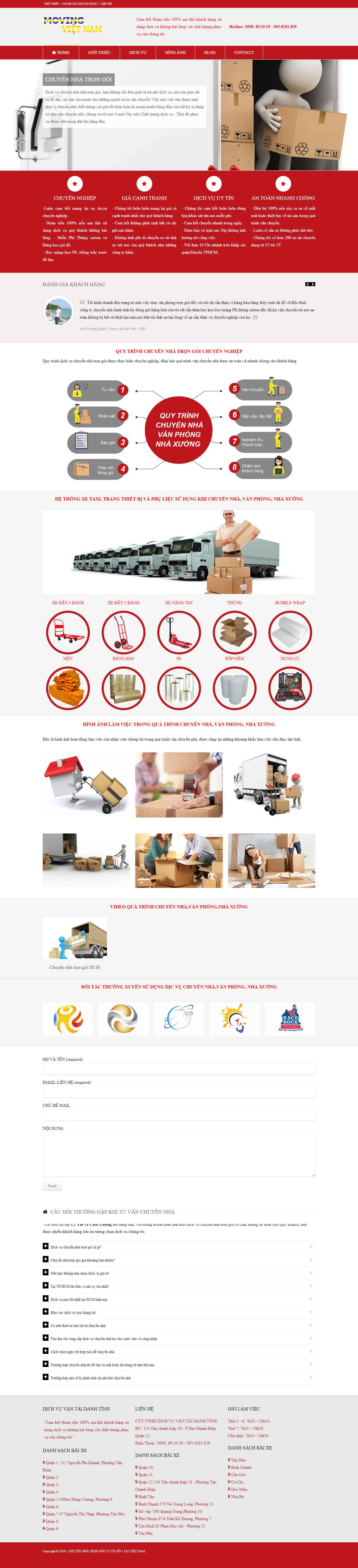 Thiết kế trang Web trọn gói - dichvudonnhatrongoi.com