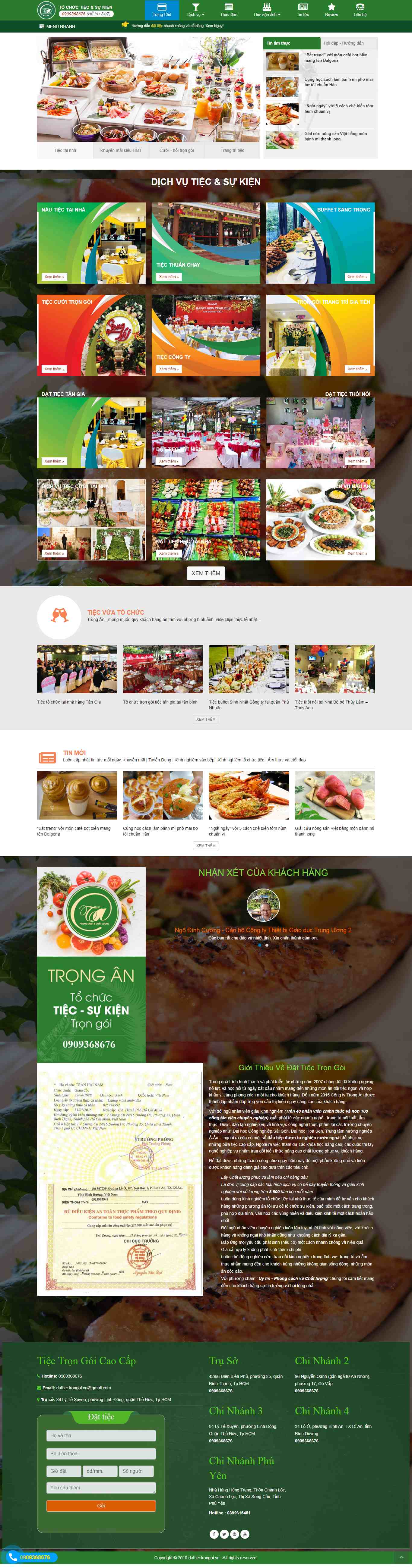 Thiết kế trang Web trọn gói - dattiectrongoi.vn