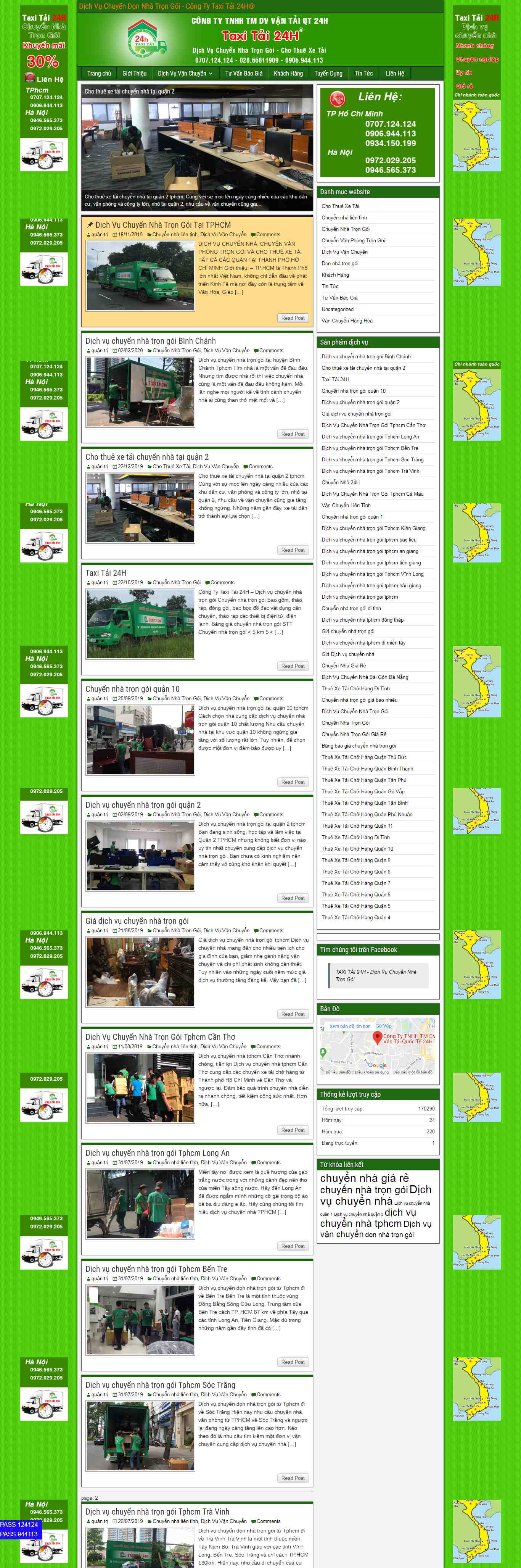 Thiết kế trang Web trọn gói - dọnnhàtrọngói.com