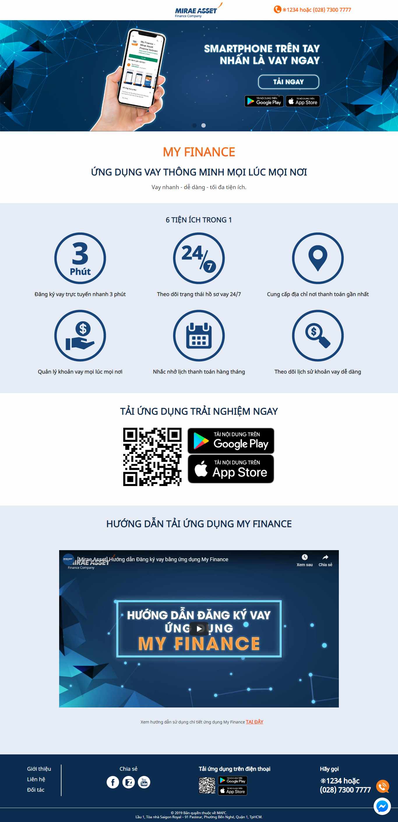 Thiết kế trang Web app ứng dụng - ungdung.mafc.com.vn