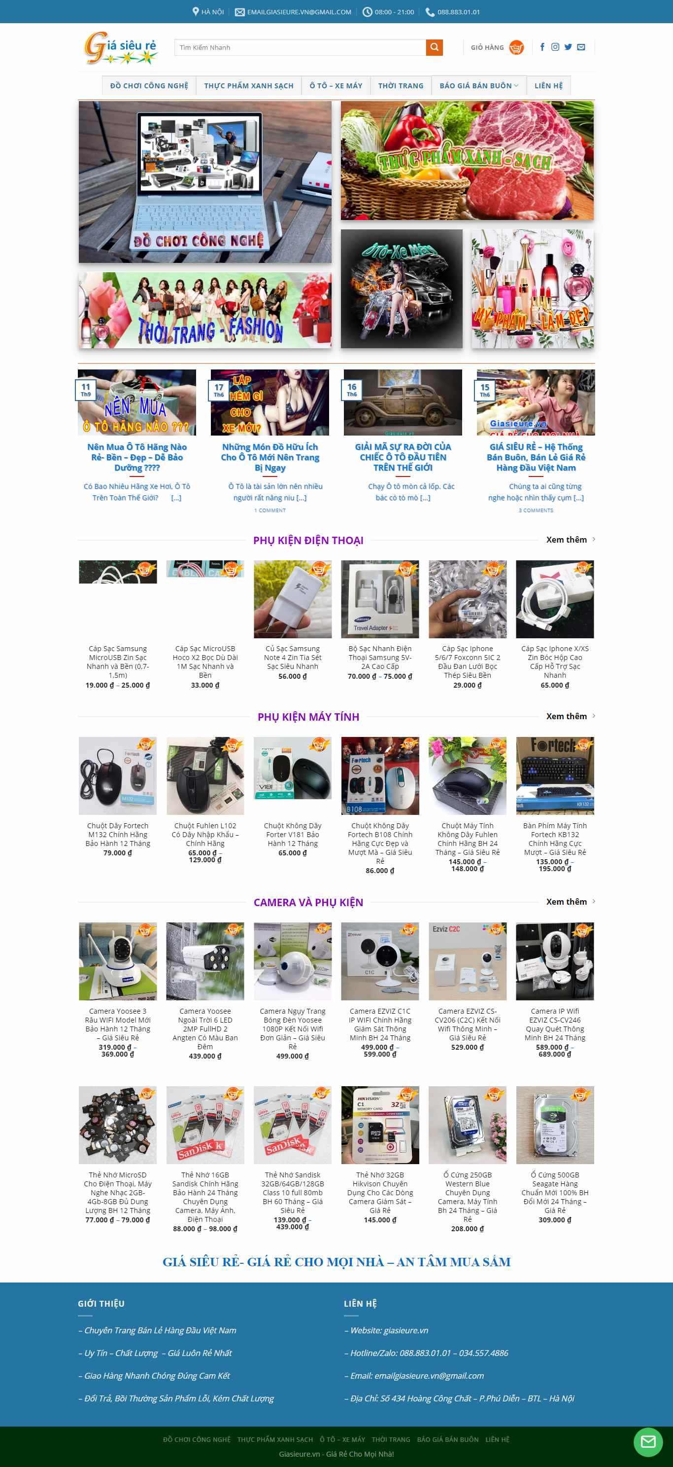 Thiết kế trang Web giá rẻ - giasieure.vn
